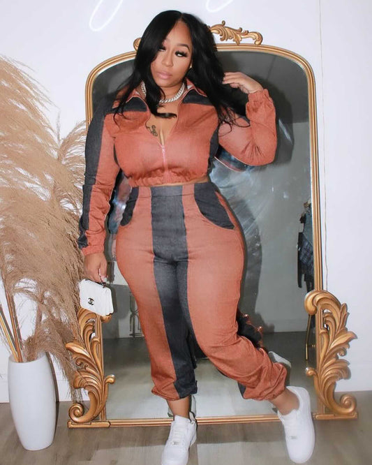 Rust Denim set